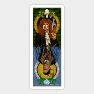 Russian Doll - Art Nouveau painting Sticker